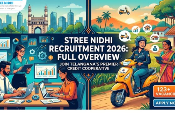 Stree Nidhi Recruitment 2026: Consultants, Fixed-Term Employees & Assistant Managers – Complete Eligibility, Posts, Salary and Application Guide Overview of Stree Nidhi and 2026 Recruitment Drive Stree Nidhi Credit Cooperative Federation Ltd., Telangana, is a state-level apex credit society promoted jointly by the Government of Telangana and federations of Self Help Groups (SHGs). It operates under the Telangana State Cooperative Societies Act, 1964 and has been supporting rural credit and livelihoods since October 2011