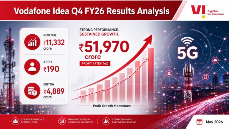 Vodafone Idea, a prominent telecommunications giant in India, recently unveiled its financial performance for the fourth quarter of the fiscal year 2026. The announcement sent ripples across the market, primarily due to a remarkable swing from a substantial loss to a significant net profit. This shift, however, demands a meticulous examination to understand the underlying factors and their implications for the company's future trajectory within India's fiercely competitive telecom sector. While the headline figure of a massive profit might suggest a complete turnaround, a closer look reveals a complex interplay of operational improvements, strategic financial maneuvers, and crucial regulatory relief.