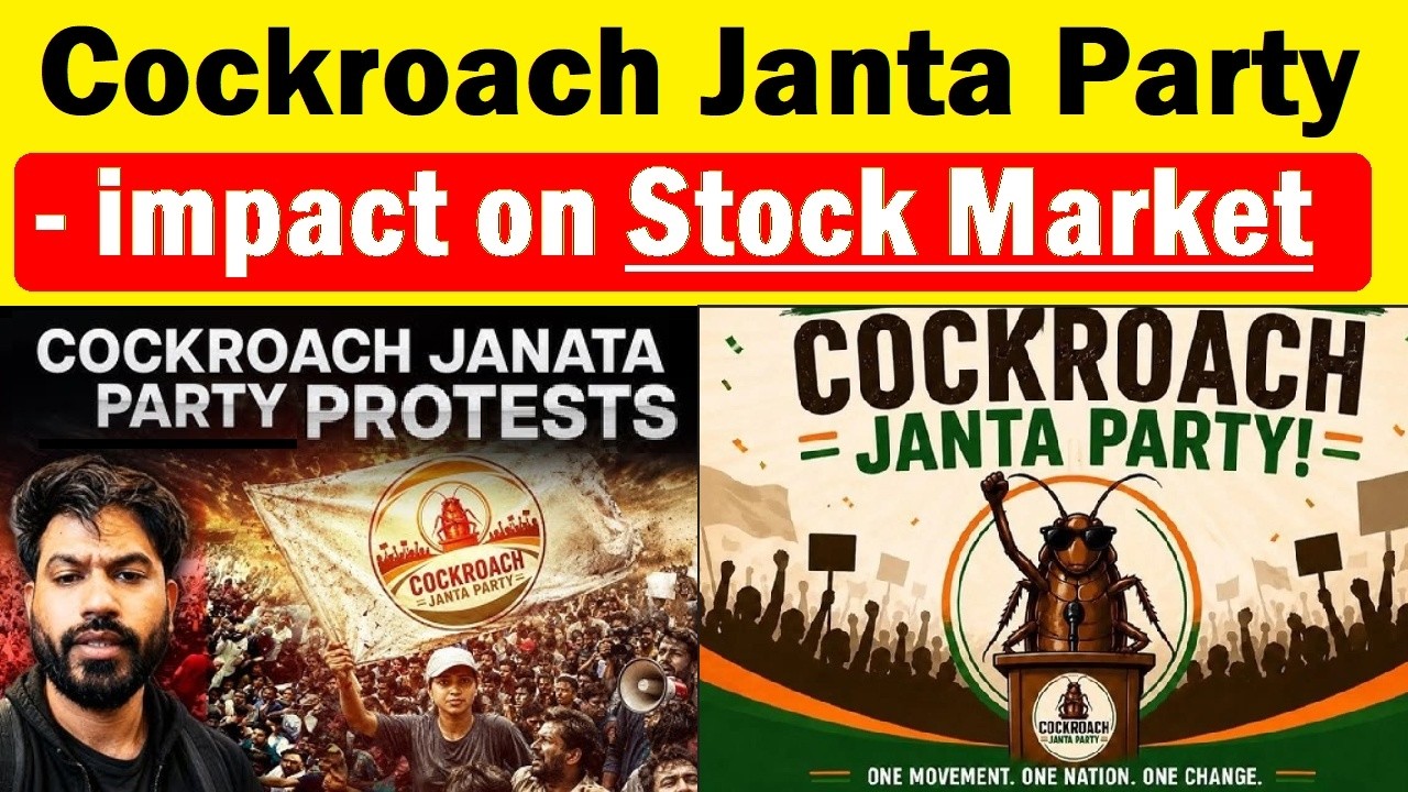 Cockroach Janta Party Protest and Stock Market Impact