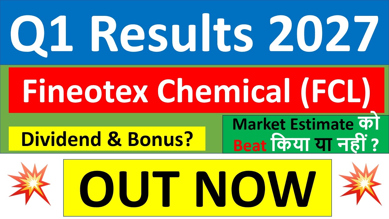 Fineotex Chemical Q1 FY2027 Results: Revenue Surges Over 160%, Profit Jumps Nearly 92% as Strong Quarterly Growth Continues