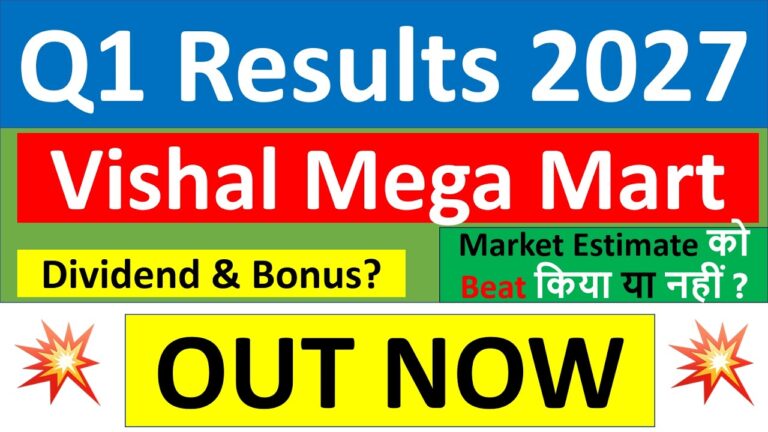 Vishal Mega Mart has announced its consolidated financial results for the first quarter of FY2027, reporting strong growth in both revenue and profitability. The value retail chain delivered impressive year-on-year (YoY) as well as quarter-on-quarter (QoQ) improvements across key financial metrics, reflecting continued momentum in consumer demand and operational performance.