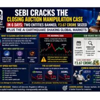 SEBI Cracks the Closing Auction Session Manipulation Case in 6 Days: Two Entities Banned