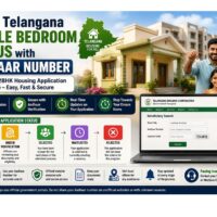 Check Telangana double bedroom status with aadhaar number